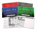 Football Art Match Programme on Canvas